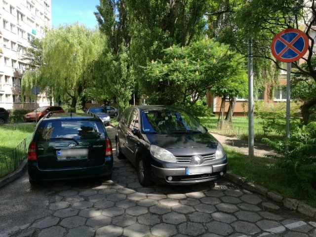 Parkowanie przy Ofiar Oświęcimia 06.07.2017