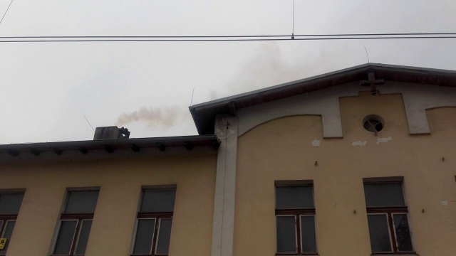 Dym w Glinkach 24.01.2018
