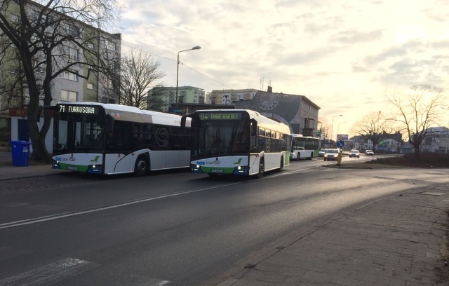 Autobusy w Zdrojach 29.03.2018