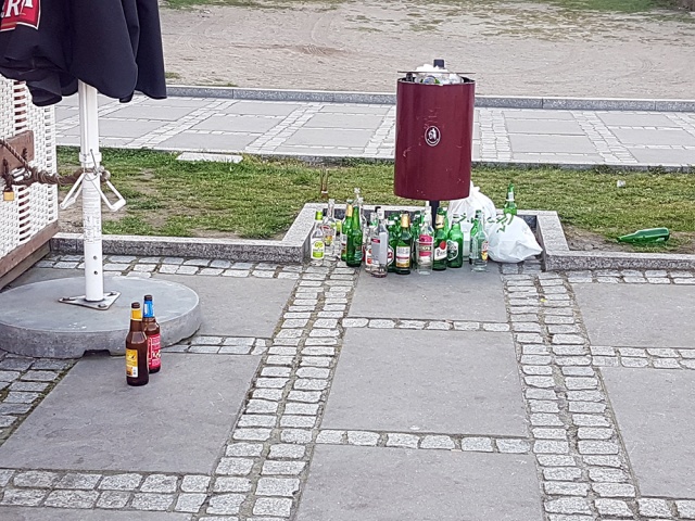 Szczecińskie bulwary i problem z ich czystością 04.04.2019