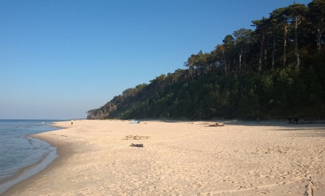Plaża w Świętouściu, fot. S. Orlik 24.07.2019