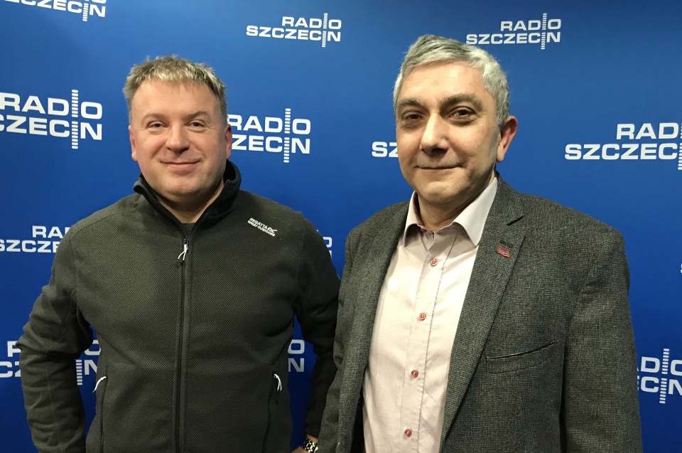 Prof. Andrzej Skrendo i prof. Piotr Michałowski, fot. Konrad Wojtyła [Radio Szczecin]