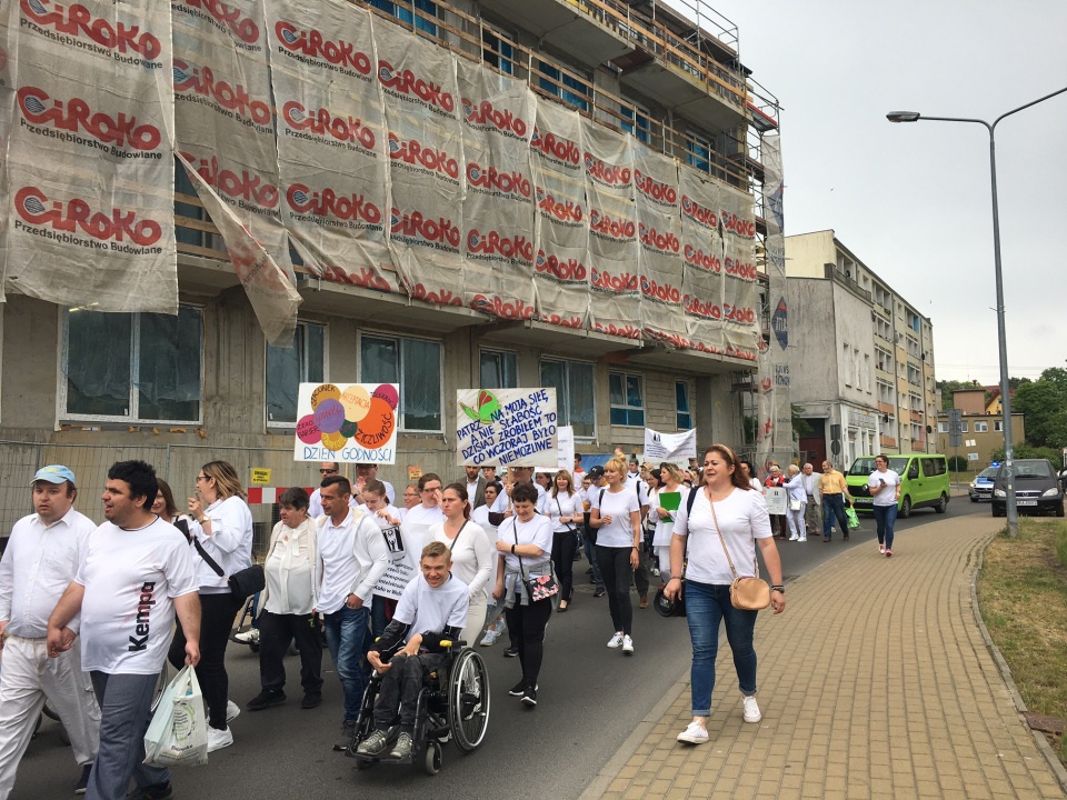 Marsz Godności Osób z Niepełnosprawnością Intelektualną w Miedzyzdrojach