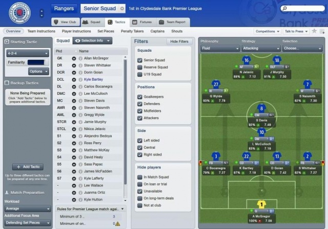 Football Manager 2012, screen z gry Football Manager, kilka screenów z gry