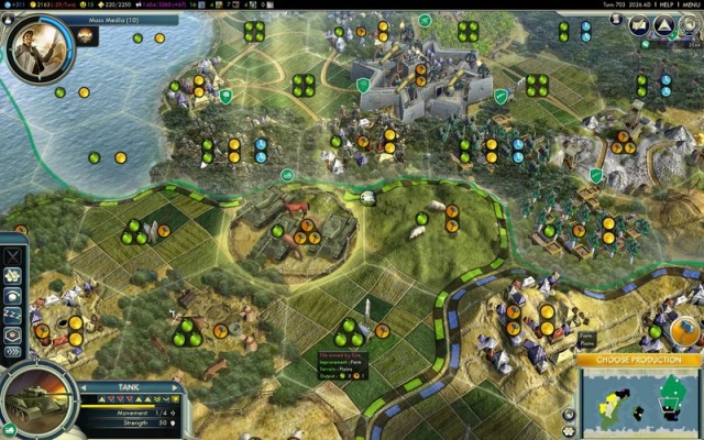 Civilization V, screen z gry (1) Kilka screenów z gry