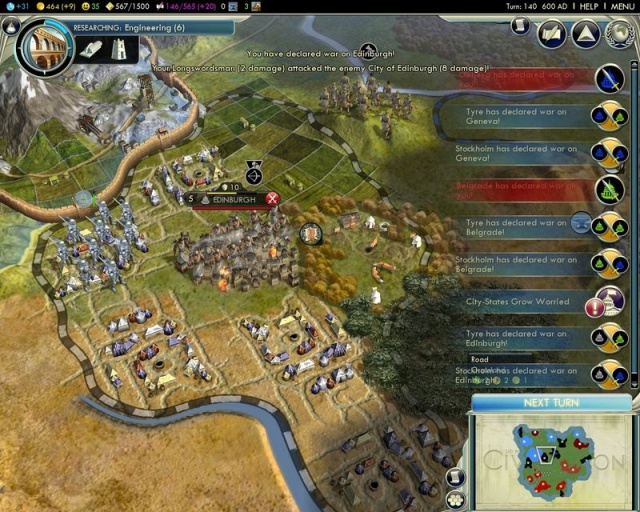 Civilization V, screen z gry (5) Kilka screenów z gry