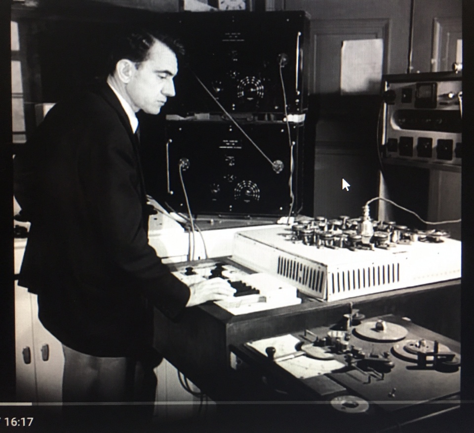 Pierre Schaeffer - Études de bruits (1948). Fot. z Youtube - Agata Rokicka [Radio Szczecin]