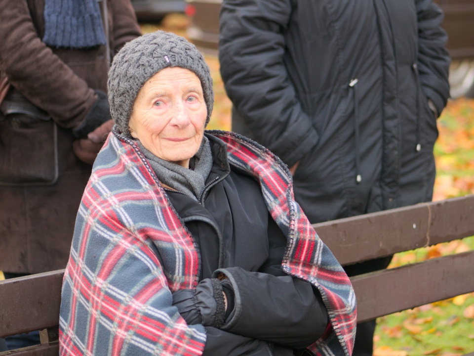 Ursula Faber z d. Ruhnau, której matka zginęła podczas bombardowania Swinemünde. Fot. Ośrodka Edukacji i Spotkań Młodzieży Golm.
