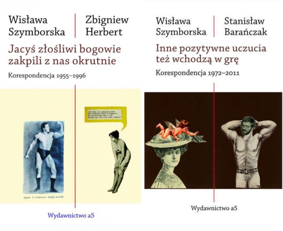 Tomy korespondencji Wisławy Szymborskiej wydane przez a5. Materiały promocyjne