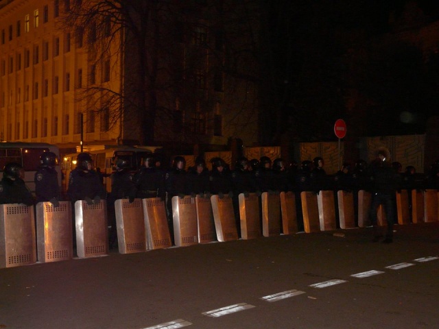 Manifestacje w Kijowie [fot: Ganna Maitska] Wiadomości z KIJOWA