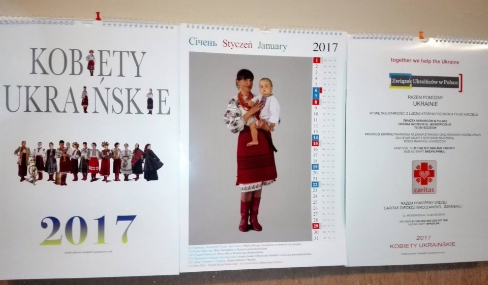 kalendarz wydany przez Związek Ukraińców w Polsce oddział w Szczecinie. (www.ukraincy.org)