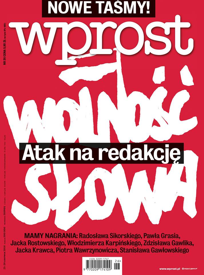 Okładka tygodnika "Wprost", fot. [Radio Szczecin]