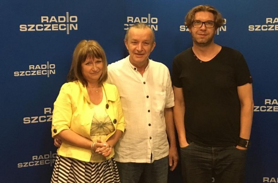 Beata Więcaszek, Andrzej Pępiak i Konrad Wojtyła, fot. Janusz Wilczyński [Radio Szczecin]