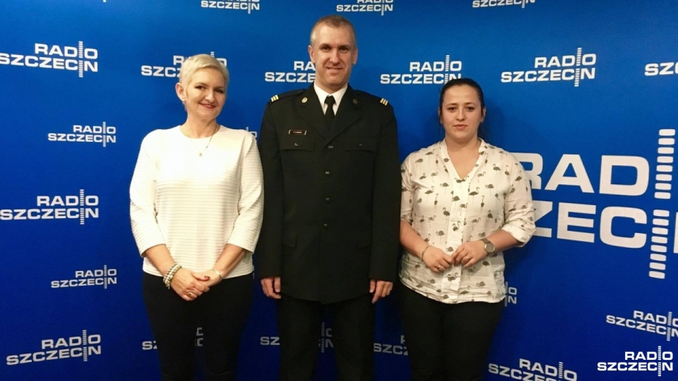 Goście programu "RSnW": Małgorzata Smolarek, Tomasz Kubiak, Beata Szydłowska. Fot. Sylwia Polachowska [Radio Szczecin]