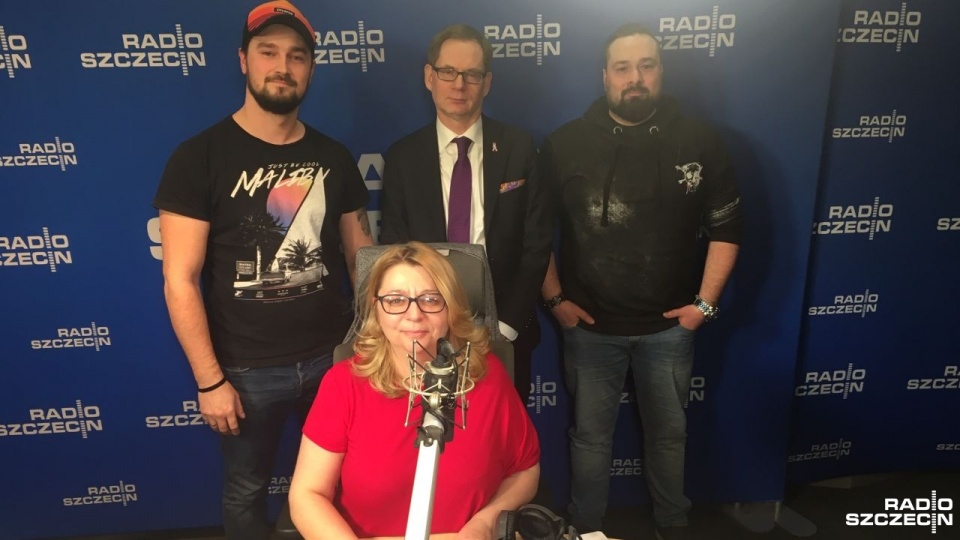 "Radio Szczecin na Wieczór" - red. Joanna Skonieczna wraz z gośćmi audycji. Fot. Jacek Rujna [Radio Szczecin]