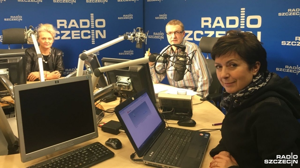 "Radio Szczecin na Wieczór" - red. Janusz Wilczyński wraz z gośćmi audycji. Fot. Jacek Rujna [Radio Szczecin]