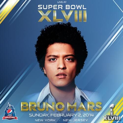 Bruno Mars to jeden z najpopularniejszych obecnie piosenkarzy na świecie, ale wielu wątpiło, czy jest on w stanie unieść ciężar występu na Super Bowl w czasie przerwy meczu finałowego ligi futbolu amerykańskiego. Fot. mat. prasowe