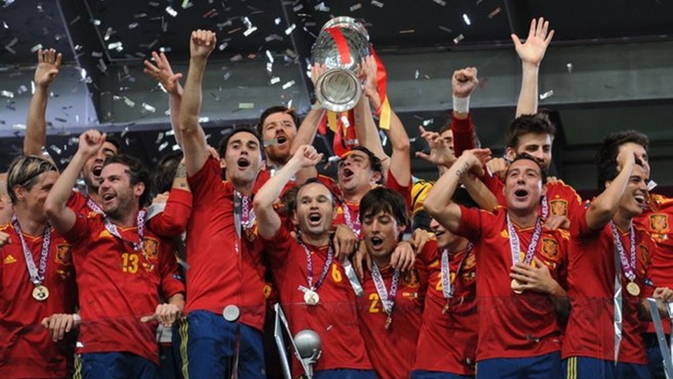 Reprezentacja Hiszpanii jest aktualnym Mistrzem Europy. Fot. www.wikipedia.org / Football.ua