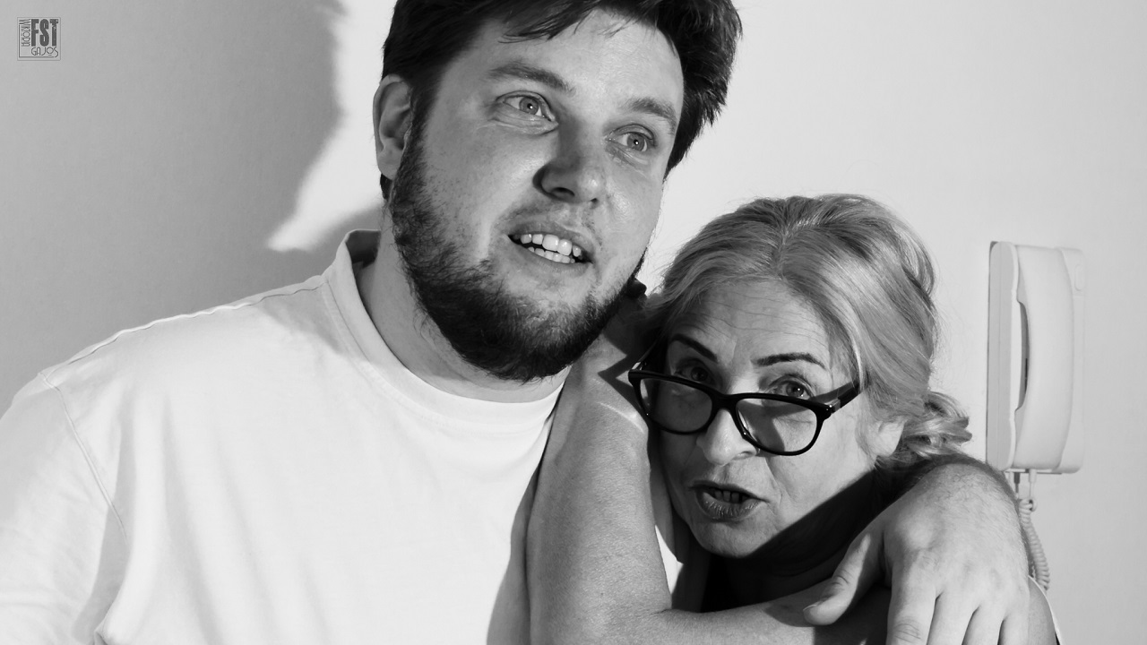 Na zdjęciu: Iwona Mirońska Gargas i Marcin Gargas. Fot. Wiktoria Gajos. Foto Studio Teatr