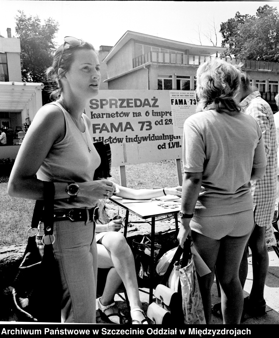 FAMA 1973 r. - Sprzedaż karnetów i biletów indywidualnych
