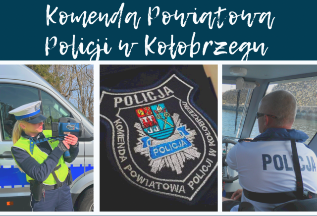 Komenda Powiatowa Policji w Kołobrzegu. Źródło: https://kolobrzeg.policja.gov.pl/ 