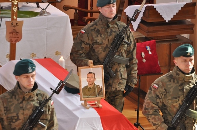Pogrzeb żołnierza szczecińskiej dwunastki
