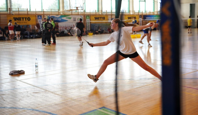 Fot. Łukasz Szełemej [Radio Szczecin] Najważniejsza jest zabawa, dopiero później jest rywalizacja - w Szczecinie trwa Turniej Badmintona Netto Cup 2014