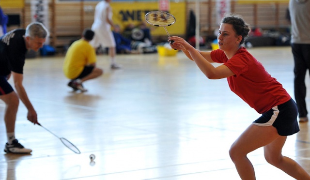 Fot. Łukasz Szełemej [Radio Szczecin] Najważniejsza jest zabawa, dopiero później jest rywalizacja - w Szczecinie trwa Turniej Badmintona Netto Cup 2014