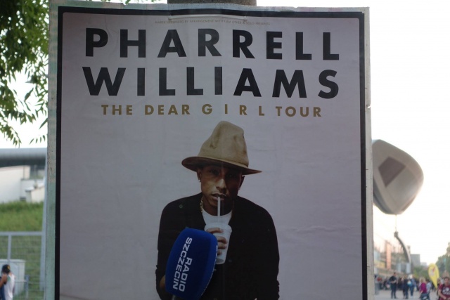 Pharrell Williams Fot. Piotr Sikora [Radio Szczecin] Zwycięzcy konkursu Radia Szczecin na koncercie Pharrella Williamsa [ZDJĘCIA]