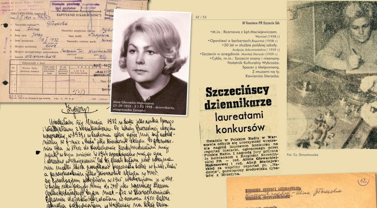 Jedna z najbardziej znanych szczecińskich dziennikarek - Alina Głowacka - zmarła w środę, 12 lutego. Fot. Archiwum Radia Szczecin.