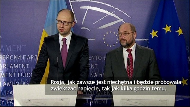 Premier Ukrainy: Ten konflikt dotyczy całej Europy [WIDEO]