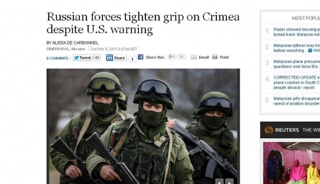 Rosja przejęła kolejny posterunek na Krymie