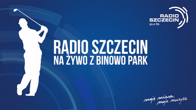 Golfiści, gwiazdy i ekipa Radia Szczecin w Binowie