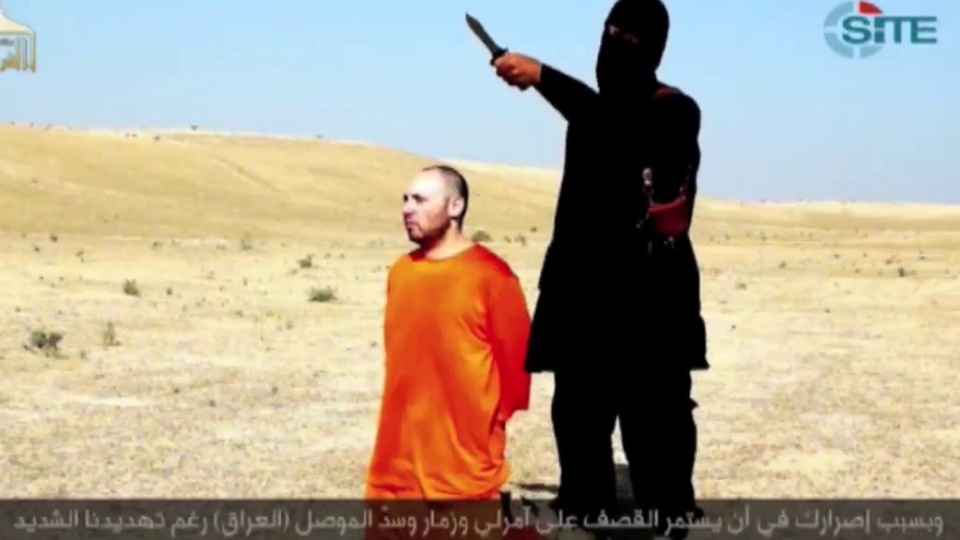 Film z egzekucji Stevena Sotloffa opublikowała w internecie grupa, która nazywa siebie bojownikami Państwa Islamskiego. Fot. CNN Newsource/x-news
