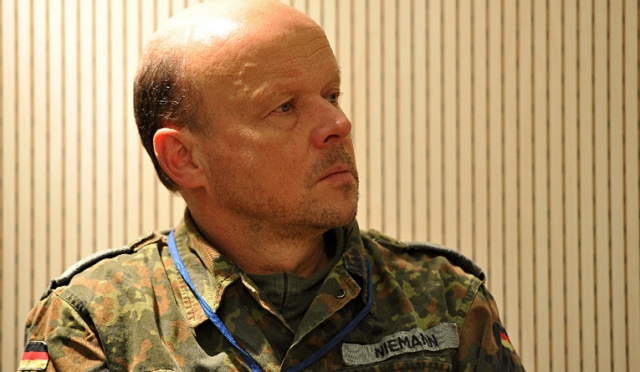 Gen Lutz Niemann. Fot. Łukasz Szełemej [Radio Szczecin] NATO wyraźniej zaznaczy swoją obecność w Polsce [ZDJĘCIA, WIDEO]