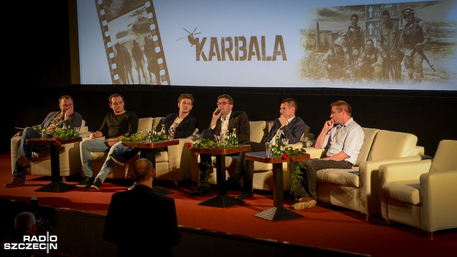 Reżyser i aktorzy na szczecińskiej premierze Karbali [ZDJĘCIA]