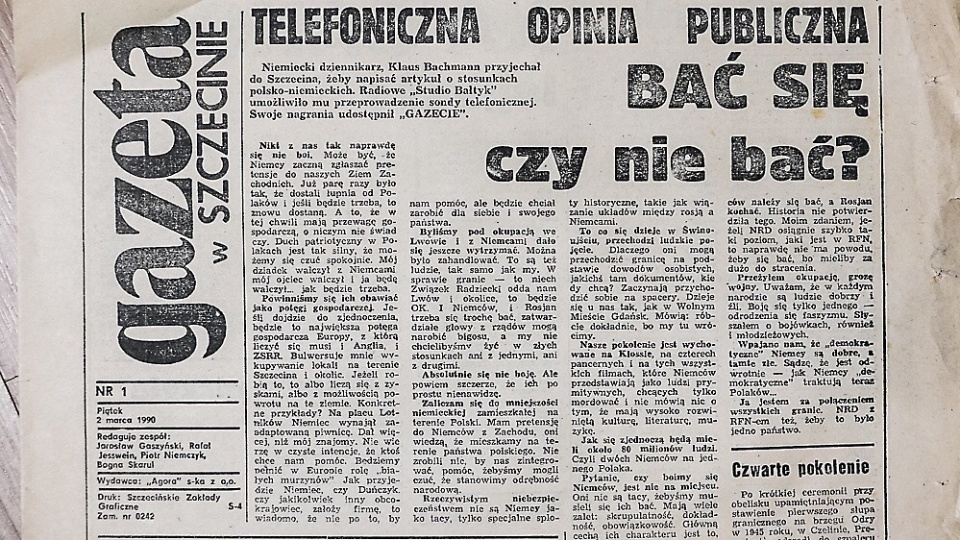 Dziś szczecińska "Gazeta Wyborcza" świętuje jubileusz 25-lecia. Fot. Jarosław Gaszyński [Radio Szczecin]