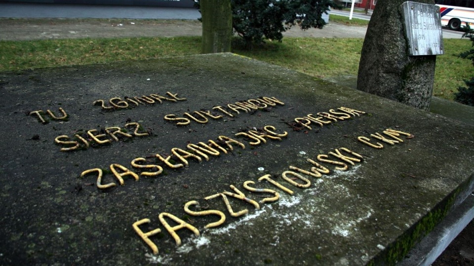 Pomnik radzieckiego żołnierza w Goleniowie. Fot. Paweł Palica [Radio Szczecin]