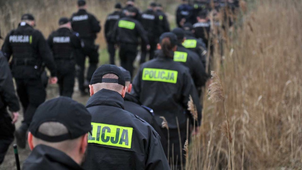 W akcji poszukiwawczej brało udział około 150 policjantów z Polski i innych krajów. Fot. Łukasz Szełemej [Radio Szczecin]