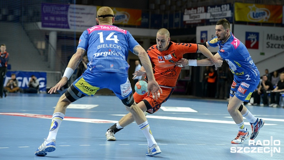 Pogoń Handball Szczecin - Vive Tauron Kielce 25:36. Fot. Jarosław Gaszyński [Radio Szczecin]