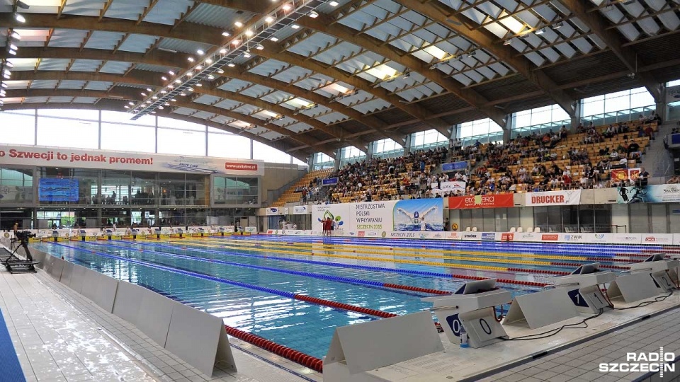 Sukcesem sportowym i organizacyjnym zakończyły się Mistrzostwa Polski w pływaniu w Szczecinie. Fot. Łukasz Szełemej [Radio Szczecin/Archiwum]