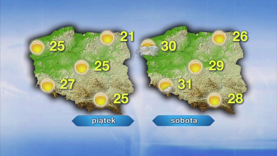 Pogoda na piątek i sobotę. Fot. TVN Meteo/x-news
