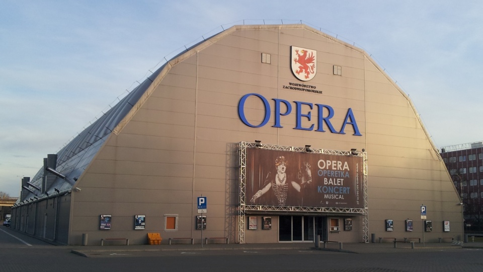 Niecodzienne wydarzenie na scenie Opery na Zamku. Fot. Michał Król [Radio Szczecin]
