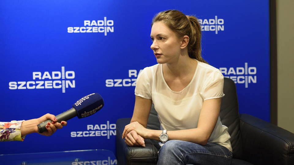 Katarzyna Piotrowska, dietetyk piłkarzy Pogoni Szczecin. Fot. Konrad Nowak [Radio Szczecin]