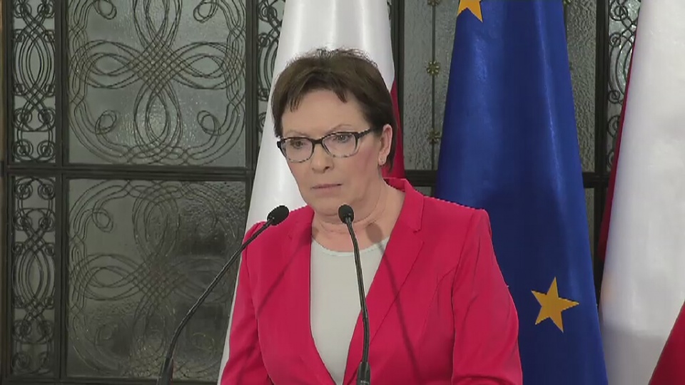 Premier Ewa Kopacz przekonywała, radykalne zmiany na listach były potrzebne. Fot. TVN24/x-news