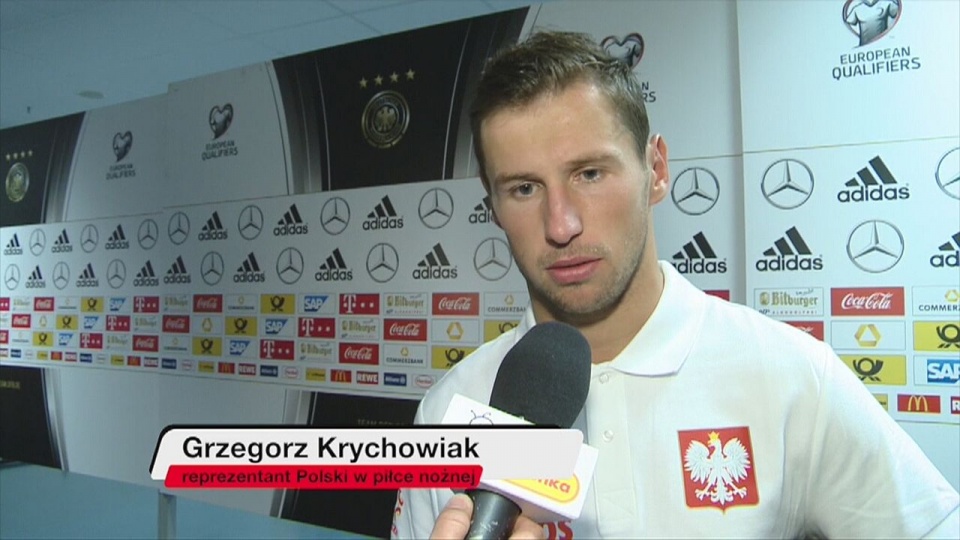 Udało się podnieść z kolan, strzelić bramkę, na więcej zabrakło skuteczności - podsumowuje mecz z Niemcami Grzegorz Krychowiak. Fot. Agencja TVN/x-news