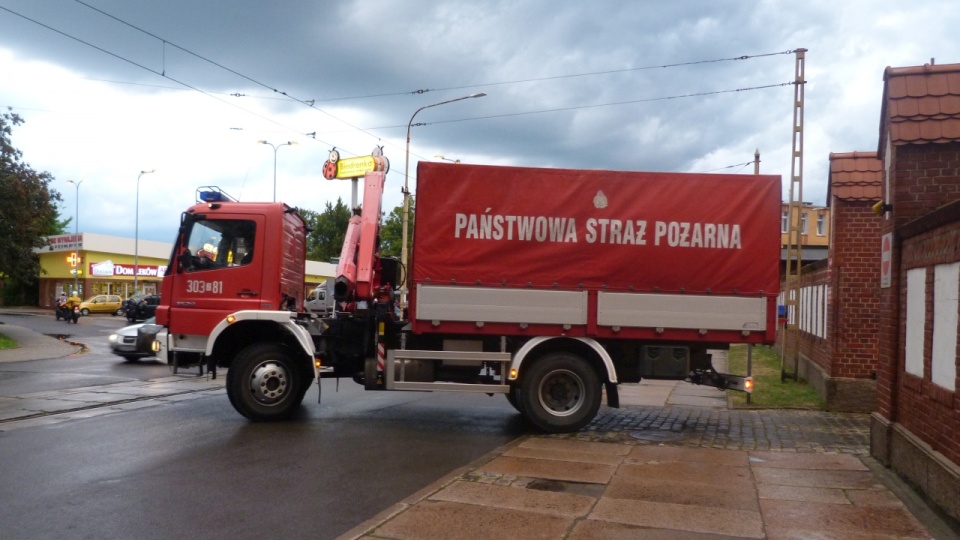 Ciężarówki wyjechały we wtorek wieczorem ze Szczecina do Rostocku. Fot. Monika Bielik [Radio Szczecin]