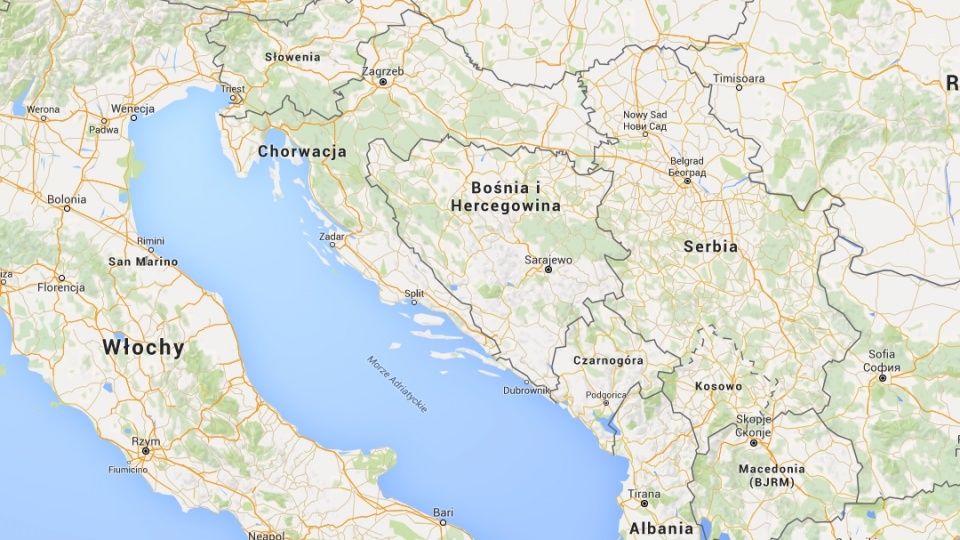 Granica Chorwacko-Serbska została zamknięta. Fot. www.google.pl/maps