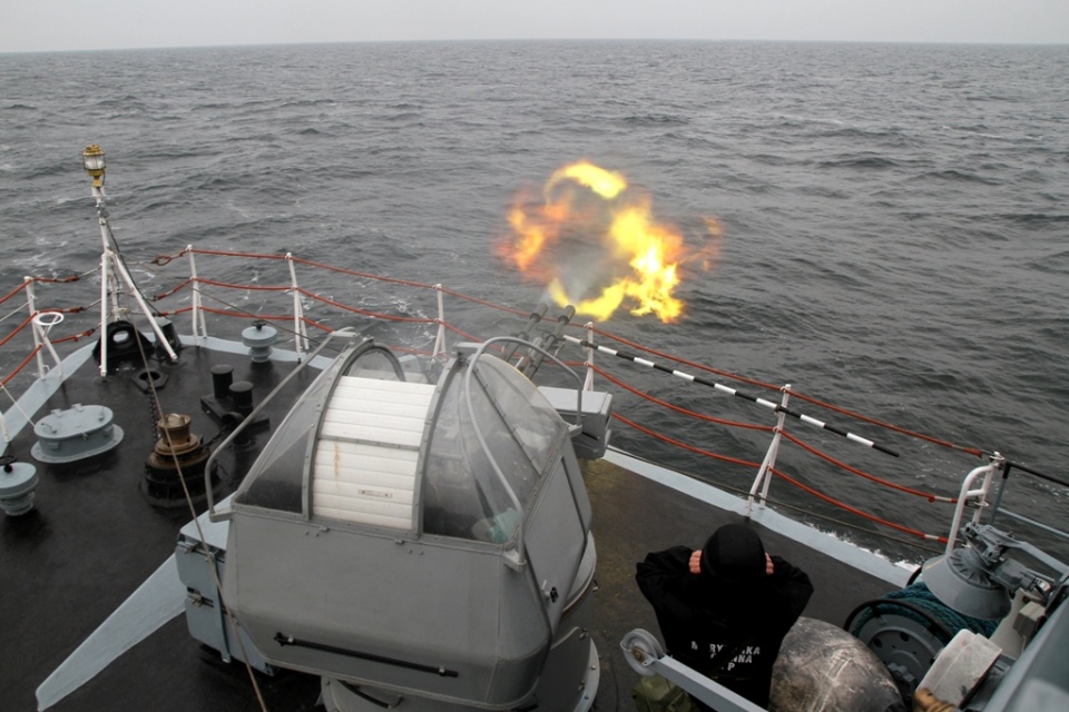 Trwają największe tegoroczne ćwiczenia Ósmej Flotylli Obrony Wybrzeża - manewry Wargacz-15. Fot. 8. Flotylla Obrony Wybrzeża