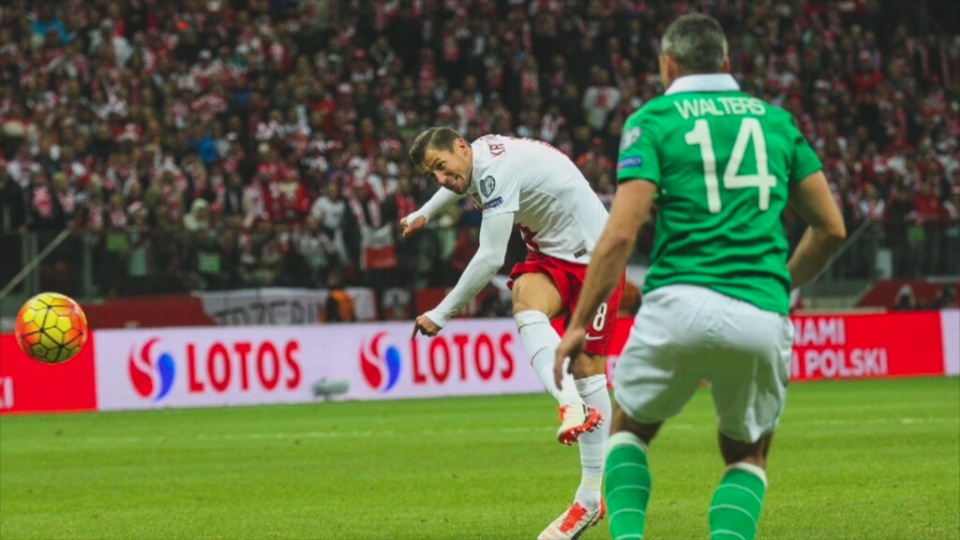 Piłkarska reprezentacja Polski pokonała Irlandię 2:1 w meczu eliminacji Mistrzostw Europy 2016. Fot. Foto Olimpik/x-news